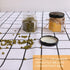 Encheng 1.5 oz Clear Hexagon Jars,Small Glass Jars With Lids(black),Mason Jars For Herbs,Foods,Jams,Liquid,Mini Spice Jars For Storage 30 Pack...