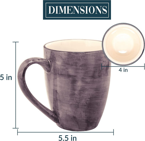 Mom Life Mom Life is the Best Life Deep Purple Large 20 oz Ceramic Coffee Mug Tea Cup, Purple...