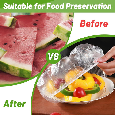 300Pcs Reusable Elastic Food Bowl Storage Covers, Sublaga Bowl Covers, Dish Plate Covers, Alternative to foil, Plastic Wrap,BPA Free...