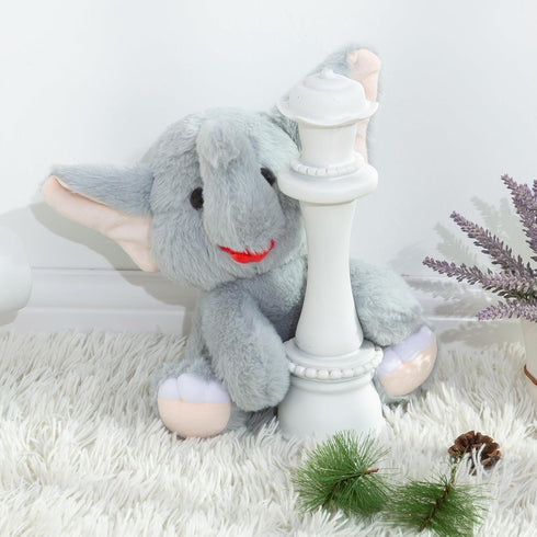 Elephant Stuffed Animal Grey Stuffed Elephant Plush Toys Cute Plush Elephant Toy Elephant Gifts for Women Elephants Stuffed Animals for Kids Girls...