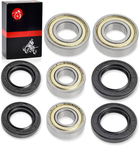 Front Wheel Bearing & Seal For YAMAHA Banshee Warrior 350 1988-2006 Bear Tracker Big Bear Bruin 250 2001-2009 YFZ450 W V R RSE...