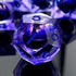 Dragon Eye Liquid Core DND Dice Set Resin Sharp Edged Dice Handmade D&D Dice for Role Playing Dungeons and Dragons Game (Styles 3 Purple)...