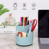 Desk Pencil Pen Holder, Desk Organizers 3 Slots 360-Degree Rotating Pen Holder for Desktop Storage Stationery Supplies Organizer, Home, Office, Sc...