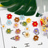 40Pcs Flower Push Pins Flower Cute Pins Decorative Flower Cork Board Tacks for Bulletin Board, Photos Wall Maps, Other Offices Schools Supplies an...
