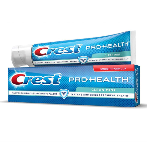 Crest Pro-Health Toothpaste, Clean Mint 4.6 oz (Pack of 2)...