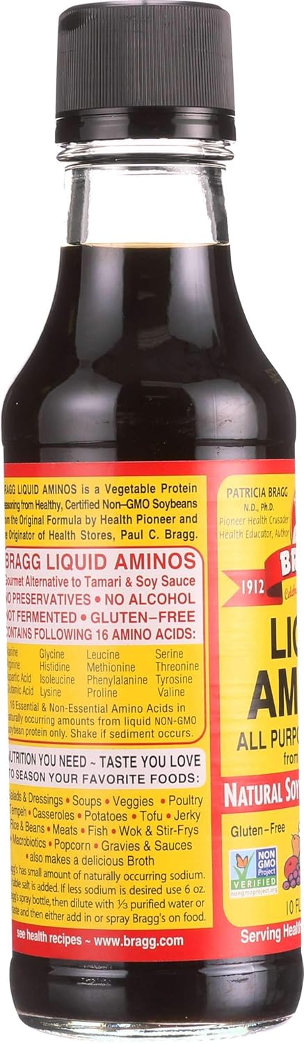 Bragg - All Natural Liquid Aminos All Purpose Seasoning - 10 oz....