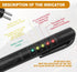 5 LED Indicators Brake Fluid Liquid Tester Pen Auto Tester Tool for DOT 3 DOT 4 DOT 5.1 Vehicle Diagnostic Testing Tool...