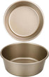 Mini Pie Pan Tart Tins Cupcake Pan 4 Inch Air Fryer Hamburger Bun Mold Mini Cake Pans for Baking-2SETS...