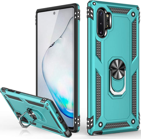 LUMARKE for Galaxy Note 10+ Plus Case,Pass 16ft. Drop Test Military Grade Heavy Duty Protective Phone Cover with Magnetic Ring Kickstand Compatibl...