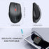 E-YOOSO Bluetooth Wireless Mouse, Bluetooth 5.0 & 3.0 Mouse 2.4GHz Ergonomic Wireless Optical Mouse with USB Nano Receiver, 5 Adjustable DPI Level...