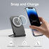 Magnetic Power Bank 5000mAh Wireless Portable Charger with Foldable Stand for Mag-Safe Battery Pack Compatible with iPhone 14/13/12 Mini/Pro/Pro M...
