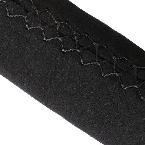 16.5 Inch Universal Suede Car Steering Wheel Cover with Needle & Thread, Skidproof Automobile Handlebar Fuzzy Material Covers Protecting Vehicle S...