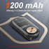 Facbiny Portable Wireless Watch Charger, 1200mAh Keychain Wireless Power Bank with Type A-C Cable, Travel for Apple Watch Series 9/8/7/6/5/4/3/2/S...