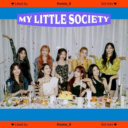 Fromis_9 My Little Society 3rd Mini Album My Society Version CD+72p PhotoBook+1p Mini Card+2p PhotoCard+Tracking SealedQ...