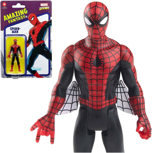 Marvel Legends Series Retro 375 Collection Spider-Man Action Collectible Figure, 3.75-inch Toys for Kids Ages 4 and Up...