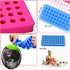 Mydio Mini Ice Ball Molds DIY Molds Tool for Candy pudding jelly milk juice Chocolate mold or Cocktails & whiskey particles(1pack,Blue)...