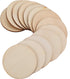 Foraineam 200 Pieces Wood Craft Circle Cutouts 2 Inch Round Natural Wooden Disc Circles Unfinished Slices for Craft Supplies, Decoration, Painting...