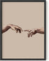 HAUS AND HUES The Creation of Adam Poster Michaelangelo Poster Light Academia Aesthetic Room Decor Aesthetic Posters for Bedroom Posters Aesthetic...