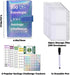 100 Envelope Challenge Binder,2024 Exclusive 52 Weeks / 100 Days 5050 Money Savings Challenges Notebook,5-in-1 Budget Planner, Budget Notebook Bin...