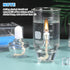 Annhua Alcohol Lamp Burner Alcohol Bunsen Burner 150ML, Glass Alcohol Burner Lab Equipment Heating - 5 Replacement Wicks, 2 Droppers and Funnel...