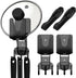 Universal Pot Lid Holder, 2 Pack Self Adhesive Pot Lid Organizer, Along with Three Hooks at The Bottom and 2 Pack Command Cord Bundlers for Kitche...