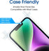 amFilm Glass Screen Protector Compatible with iPhone 13 pro 6.1 inch, iPhone 13 6.1 inch, iPhone 14 6.1 inch, with Easy Installation Tray - Case F...
