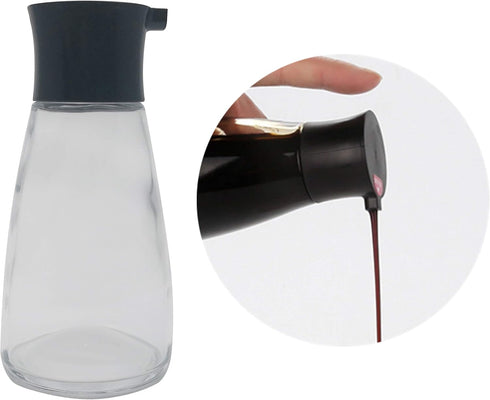 Excelity Cruet Dispenser Set for Olive Oil Vinegar Soy Sauce with Elegant Glass Bottle Kitchen Cooking Barbecue Tool...