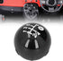 aqxreight Gear Shift Knob,with Decorative Cover Replacement Kit Fit for Fiat 500 500C 2007-2018 LHD R...