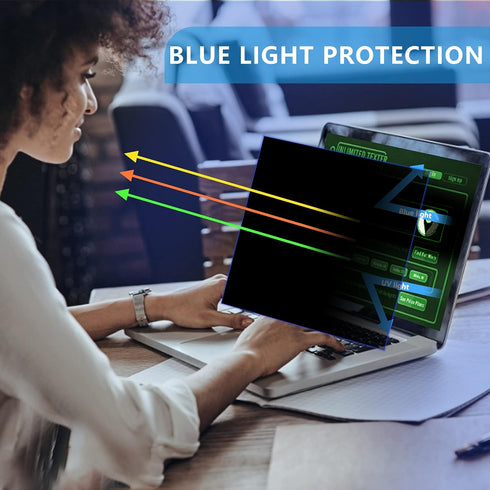 FILMEXT Laptop Privacy Screen 15.6 inch Privacy Screen Filter for Laptop 15.6" Asus/15.6" Acer/15.6HP/Dell/Toshiba 16:9, Anti-Spy,Anti-Glare Anti ...