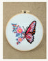 Tolovis Animal Butterfly Embroidery Kits for Beginners with Floral Patterns Pattern, Easy DIY Craft Punch Needle Starter Cross Stitch Kit DIY Need...