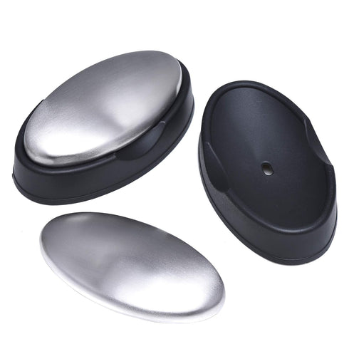 MGTECH 2 Pack Stainless Steel Soap Bar Magic Hand Odor Remover, Eliminate Smell Like Onion, Garlic or Fish...