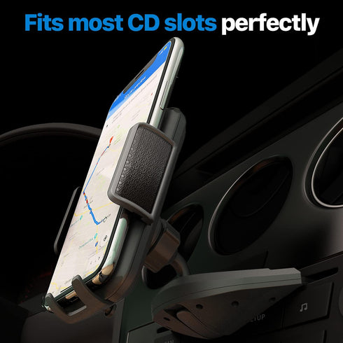 Bestrix Cell Phone Holder for Car, CD Slot Car Phone Holder, Hands Free Car Mount with Strong Grip Universal for iPhone14/13/12/11/11Pro/Xs MAX/XR...