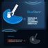 BlueStars Ultra-Durable Half Moon Pool Vacuum Head with Bristle - for Vacuum Hose 1-1/4 or 1-1/2’’ - for Inground & Above Ground Pools & Spas - Fl...