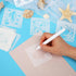 Augshy Stencils for Painting, 56 Pack Sea Ocean Creatures Stencils Sea Animal DIY Pattern Stencils for Painting on Wall Floor Decor DIY Rock Paint...