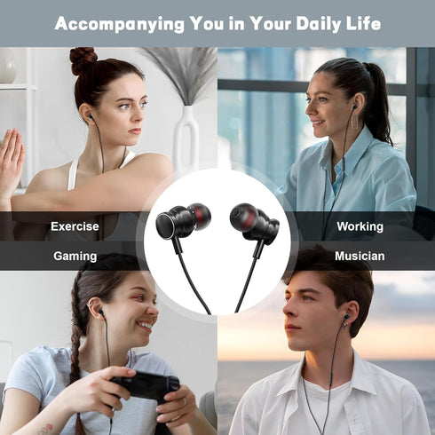 USB C Headphones Wired Earbuds for iPhone 15 Pro Max with Mic Volume Control Stereo Noise Cancelling, Type C Earphones for Samsung Galaxy S24/S23/...