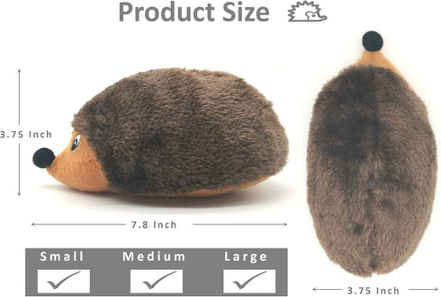 Hedgehogz Squeaky Dog Toy, Stuffed Plush Dog Toys for Small Medium Dogs (8 Inch (2 Pack))...