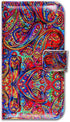 iPhone 8 Plus Case,iPhone 7 Plus Case, Bright Paisley Pattern Card Slot Wallet Leather Cover Case for iPhone 8 Plus/iPhone 7 Plus...