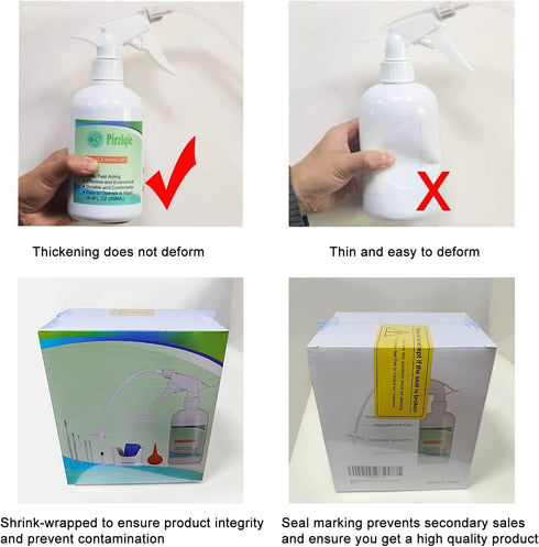 Ear Wax Removal Tool, Ear Cleaning Kits Safe Ear Irrigation Kit Ear Flush Kit for Adults Kid, Ear Wax Washer Device Easy to Operate, Includes Basi...