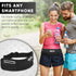 Kisma Running Fanny Pack and Sport Waist Belt for Runners, Hikers, and Travelers, Lightweight Moisture-Wicking Neoprene, Long Adjustable Strap to ...