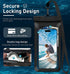 Universal Waterproof Phone Case, with Inside Card Pack, Waterproof Beach Bag for iPhone 15 14 13 Pro Max up to 8.3?, IPX8 Cell Phone Pouch for Cru...