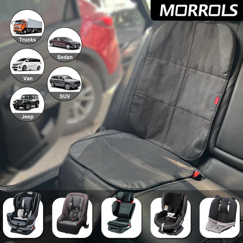 Car Seat Protectors for Child Car Seats 1 Pack Waterproof Leather Seats Protectors with Non-Slip Bottom Large Mesh Pockets Leather and Fabric Car ...