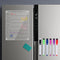 Acrylic Magnetic Dry Erase Board for Fridge, 13x9" Clear Acrylic Dry Erase Calendar Board for Refrigerator, Magnetic Acrylic Board Meal Planner Mo...