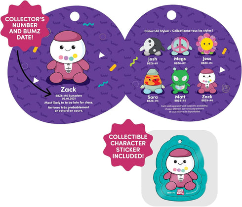 4.5-inch BreakfastBumz Plush 5-Pack - Blueberry Muffin Melissa, Coffee Colton, Toast with Rainbow Jam Timothy, Cereal Cyrus, and Strawberry Milk S...