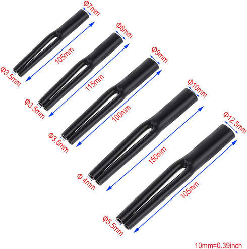 Cable Pants, Speaker Wire Pants Jacket Y Boot (?9MM-2x 3.5MM 8PACK Black) Dressing Up/Protecting/DIY Your Speaker Cables, DIN to RCA Cables......
