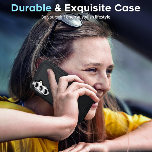 LeYi for Samsung Galaxy A54 5G Case: with 2 PCS Screen Protector, Heavy Duty 3 in 1 Samsung A54 5G Case, Military Grade Shockproof Phone Case Cove...