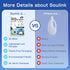 Soulink Laundry Detergent Sheets Up to 80 Loads, Eco Friendly Detergent Strips for Travel & Home - No Plastic Jug Soap sheets, Plant-based, Hypoal...
