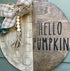 Fall Stencils for Painting Pumpkin Stencil Fall Leaves Maple Stencil Half Round Hello Autumn Drawing Templates for Door Porch Hanger Fall Wreath H...