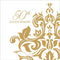100 Count 3 Ply 50th Anniversary Napkins Wedding Party Favors Supplies Decorations White & Golden Beverage Napkin...