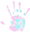 Ten Lil' Imprints Mommy and Me Inkless Handprint and Footprint Kit, Blue...