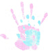 Ten Lil' Imprints Mommy and Me Inkless Handprint and Footprint Kit, Blue...